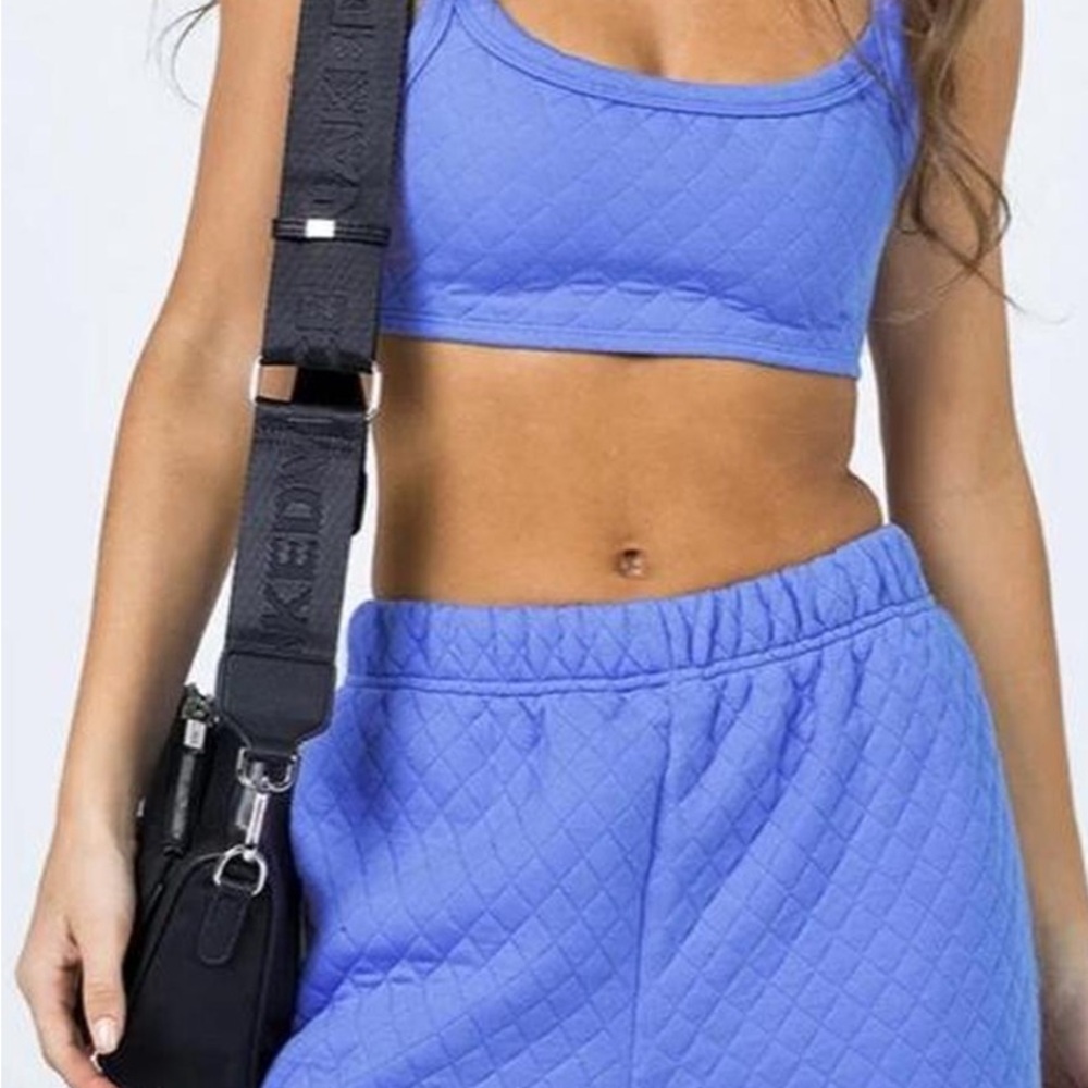 Princess Polly Sky Blue Quilted Set